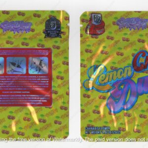 Lemon Cherry Dulce Backpack Boyz Cartel Money 5 Points Flower Bag 3.5 Mylar Bag *Empty Bags* (#A5)