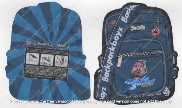 Uncle Snoop BackPackBoyz Flower Bag 3.5 Mylar Bag *Empty Bags* (#A5)