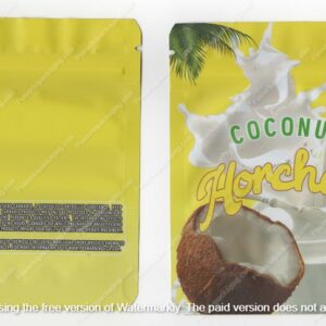 Yellow Coconut Horchata Flower Bag 3.5 Mylar Bag *Empty Bags* (#A5)