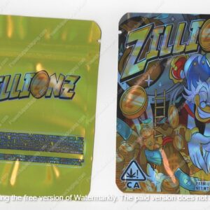 Zillionz Bag 3.5 Mylar Bag *Empty Bags* (#A5)