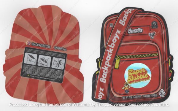 Zuper Bubble BackPackBoyz Flower Bag 3.5 Mylar Bag *Empty Bags* (#A5)