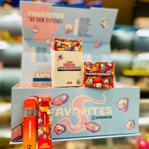 FAVORITES 2 Gram Disposable (Master Pack) Complete Set (Stickers, Box's, Mastercase) *Empty Packaging*