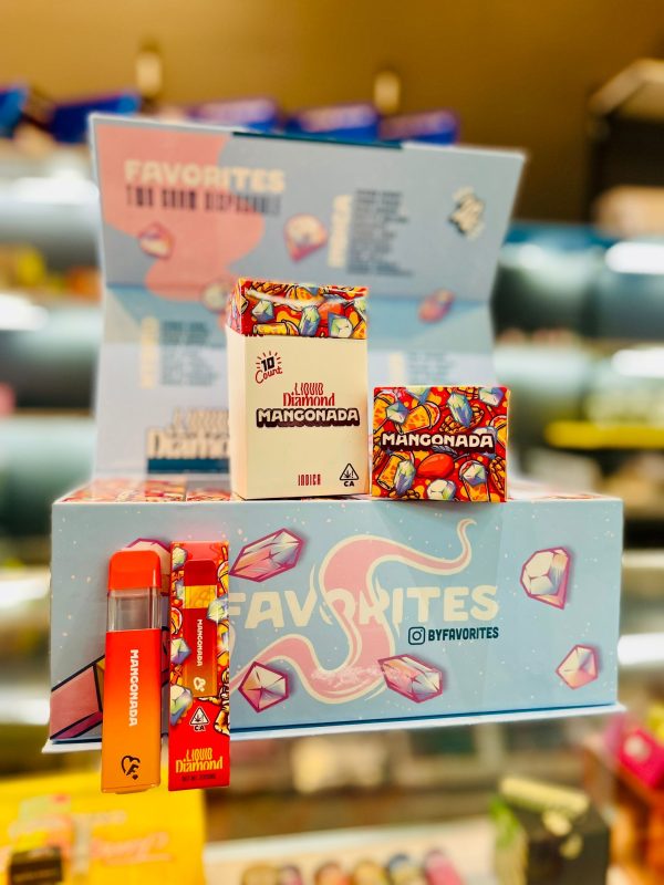 FAVORITES 2 Gram Disposable (Master Pack) Complete Set (Stickers, Box's, Mastercase) *Empty Packaging*