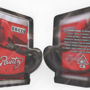 420 Gas Tank Runtz Flower Packaging 3.5 Mylar Bag *Empty Bags* (CaSupply) (B1)
