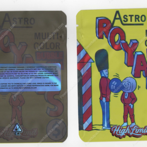 Astro Royals High Limit Flower Packaging 3.5 Mylar Bag *Empty Bags* (CaSupply) (#B1)