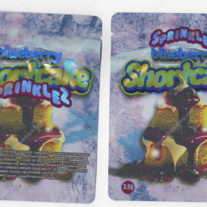 Blueberry Shortcake Sprinklez Flower Packaging 3.5 Mylar Bag *Empty Bags* (CaSupply) (B2)