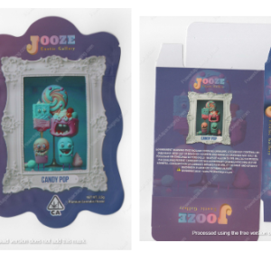 Candy Pop Jooze 3.5 Box and Mylar Bag Set *Empty* (CaSupply) (B2)