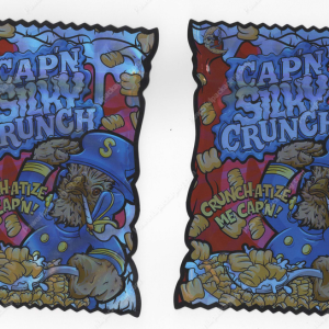 Capn Silky Crunch Flower Packaging 3.5 Mylar Bag *Empty Bags* (CaSupply) (B1)