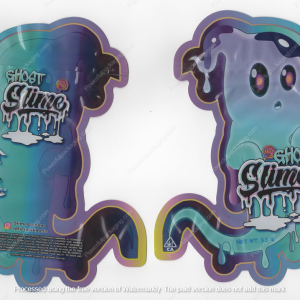 Ghost Slime Flower Packaging 3.5 Mylar Bag *Empty Bags* (CaSupply) (B2)