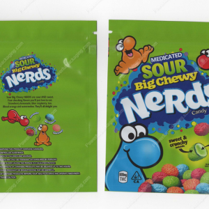 Sour Big Chewy Nerds Mylar Bag Edibles Packaging *Empty Bags* (CaSupply) (B4)