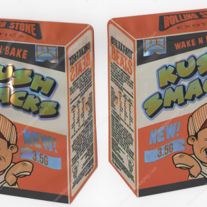 Wake N Bake Kush Smacks Rolling Stone Exotics Flower Packaging 3.5 Mylar Bag *Empty Bags* (CaSupply) (B1)